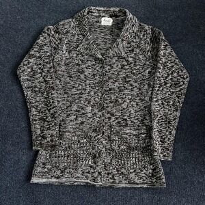 Vintage Haymaker Cardigan Sweater Womens 36 Brown Collared Pockets Button Front